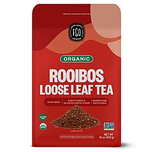 [Prime] 16-Ounce FGO Organic Rooibos Loose Leaf Tea $11.15 w/ S&S + Free Shipping