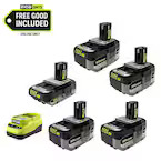 ONE+ 18V HIGH PERFORMANCE Kit w/ (2) 4.0 Ah Batteries, 2.0 Ah Battery, Charger, & FREE ONE+ 4Ah Battery (2-Pack) $179