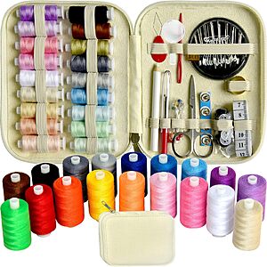 [Prime] 104-Piece Le Paon Travel Emergency Sewing Kit w/ Case (Off White) $4.50 + Free Shipping