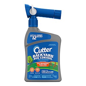 32-Oz Cutter Concentrate Backyard Insect Mosquito Control Spray Hose End Sprayer $6 + Free Store Pickup at Lowe's or Free Shipping on $35+
