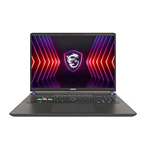 MSI Vector A16 (Cert. Refurb): 16" QHD+ IPS 240Hz, RTX 5070 Ti, Ryzen 9 8940HX, 16GB DDR5, 1TB SSD $1349.99