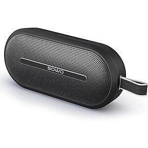 [Prime] 7.8" SOWO 40W Portable Bluetooth Speaker w/ IP67 Waterproof & 24-Hour Playtime (Black) $19.99 + Free Shipping