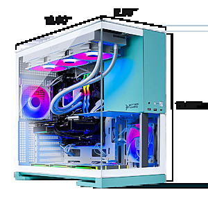 Skytech Aqua Gaming PC: Intel Ultra 9 285K, 9070 XT, 32GB DDR5-6000, 1TB SSD, 850W $1749.99