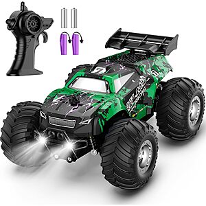 Prime: Barlisam 2.4GHz All Terrain Remote Control Truck w/ Headlight & 2 Rechargeable Batteries $12.99 + Free Shipping