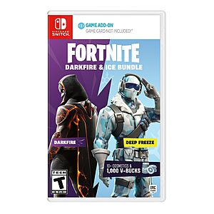 Fortnite: Darkfire & Ice Bundle w/ 3x Skins and 1,000 V-Bucks (~$10 Value) (Nintendo Switch) $6.30 + Free Shipping w/ Prime or on $35+