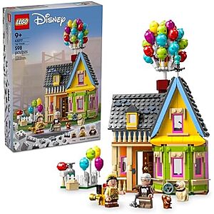 [Prime] $41.99 | 598-Piece LEGO Disney: Disney 100 - 'Up' House (43217, 2023) at Amazon