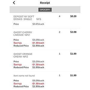 Ghost Energy drinks $2