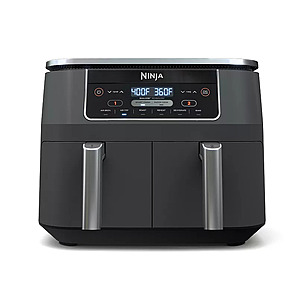 **Today Only** Ninja Appliances (Various) Ninja Foodi 8-qt. Original Dualzone, 2-Basket Air Fryer w/ 6 Functions $139.99 + Free Shipping