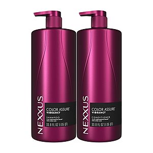 [Prime] 2-Pack 33.8-Ounce Nexxus Color Assure Shampoo & Conditioner for Color Treated Hair $23.83 w/ S&S + Free Shipping