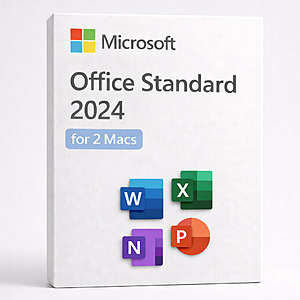 Microsoft Office Standard 2024 for Mac (Lifetime, 2 Devices) $12.99