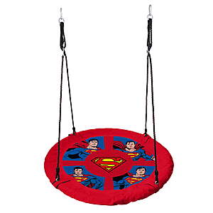 40” Saucer Tree Swing for Kids (Superman or Batman) - $14.82