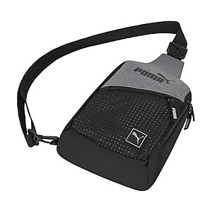 PUMA EVERCAT SIDEWALL SLING BACKPACK, One Size, Heather Grey - $9.75