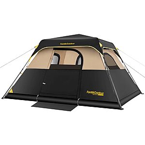 [Prime] 6-Person Fanttik 120" x 108" Instant Cabin Tent w/ Rainfly & Carry Bag $107.99 + Free Shipping