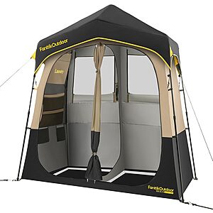 [Prime] Fanttik Zeta A2 Pro 2-Room Portable Privacy Shower Tent w/ Rainfly (84" x 42" x 84") $116.26 + Free Shipping