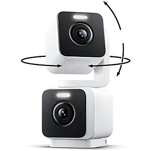 [Prime] $53.18* | WYZE Duo Cam Pan Indoor/Outdoor IP65 2K 360° Pan/Tilt Smart Home Security Camera with Color Night Vision at Amazon