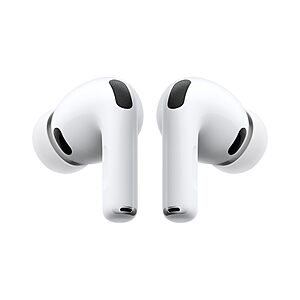 Apple AirPods Pro 3 Wireless Earbuds, Active Noise Cancellation, Live Translation, Heart Rate Sensing Headphones, Spatial Audio, High-Fidelity Sound, USB-C Charging $159