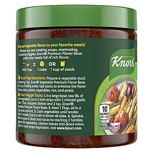 $2 WM Cash + Knorr Bouillon Premium Vegetable Flavor Base, 11 oz $2.65