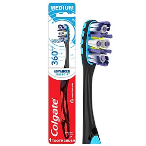 Colgate 360 Advanced Floss-Tip Manual Toothbrush – Medium $1.79 AC + Promo