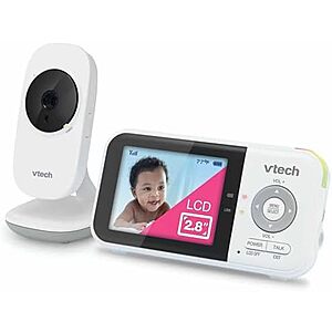 [Resale, AC] $22.42 | VTech Baby Monitor No WiFi – 19Hr Video Battery, 1000ft Range, Night Vision, Two-Way Talk (Used - Like New) at Amazon