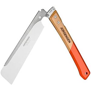 [Prime] $27.99* | 9.5" JORGENSEN Japanese Pro Folding Dovetail Pull Saw at Amazon