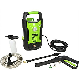 Greenworks 1600 Psi (1.2 GPM) Electric Pressure Washer Great for Cars, Patios, Driveways $85