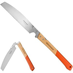[Prime] $20.39* | JORGENSEN 10-3/8" Pro Folding Carpentry Saw KATABA w/ 14 TPI Blade at Amazon