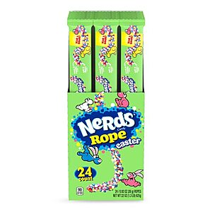 $10.09* | 24-Pack NERDS Rope Candy at Amazon