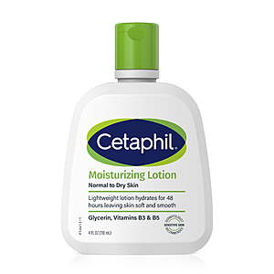 $4.97 get $2 Walmart Cash FS PLUS or PU: Cetaphil Moisturizing Lotion Hydrating Lotion for All Skin Types, Sensitive Skin, 4 oz  LIMIT 3 offers