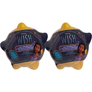 2-Pack Just Play Disney Wish Mini Collectible Plush Blind Bag Capsules $3.44 + Free Shipping w/ Prime or on $35+