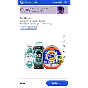 REGIONAL YMMV Ultimate Fresh Laundry Bundle $5.92