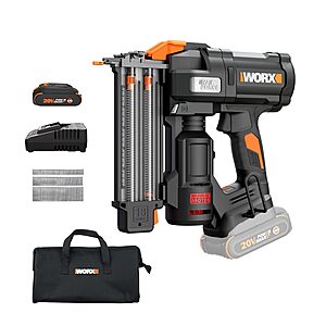 [Prime] WORX 20V 18 ga Brushless Cordless Brad Nailer w/ 2.0Ah Battery & Charger $139.45 + Free Shipping
