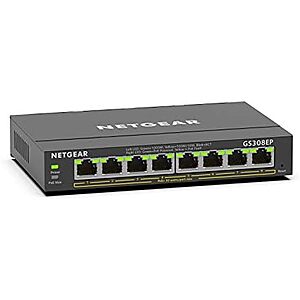 $59.99* | Netgear 8-Port PoE Gigabit Ethernet Plus Switch at Amazon