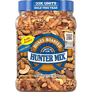 [SnS, AC] $6.39 | 23-Oz SOUTHERN STYLE NUTS Nuts Honey Roasted Hunter Bulk Trail Mix at Amazon