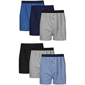 $12.87* | 6-pk Hanes Men's Comfortflex Waistband Underwear Boxers Pack at Amazon