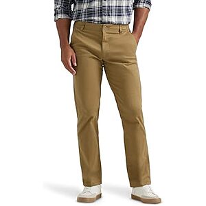 $15.62* | Lee Men's Extreme Motion Flat Front Regular Straight Pant at Amazon
