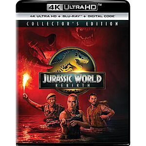 $11.99* | Jurassic World Rebirth (4K Ultra HD + Blu-ray + Digital) at Amazon