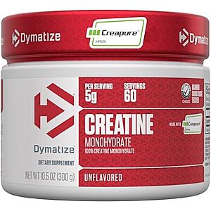 [SnS] $12.21* | 60-Servings Dymatize Creatine Monohydrate Powder (Unflavored) at Amazon