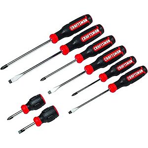 CRAFTSMAN 8-Piece Bi-Material Screwdriver Set (CMHT65075N) $14.98 + Free Shipping w/ Prime or on $35+