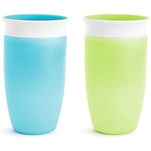 $7.58* | 2-Count 10-Oz Munchkin Toddlers' Miracle 360 Spill Proof Sippy Cups (Green/Blue) at Amazon