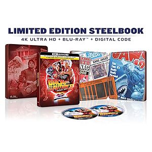 $18.99* | Back to the Future Part II: SteelBook (4K Ultra HD + Blu-ray + Digital 4K) at Amazon