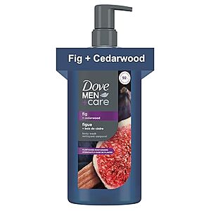 [SnS] $6.28* | 26-Oz DOVE MEN + CARE Moisturizing Body Wash (Fig + Cedarwood) at Amazon