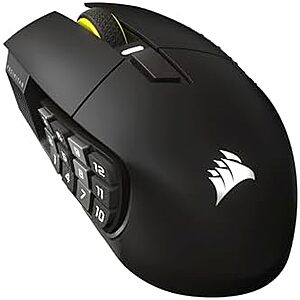 $69.99* | Corsair Scimitar Elite Wireless Gaming Mouse w/ 16 Programmable Buttons (Black or White) at Amazon