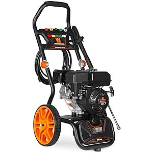 $204.81* | WEN 3400 PSI 2.7 GPM Gas Pressure Washer w/ 223cc Engine & Onboard Soap Tank (PW224G) at Amazon