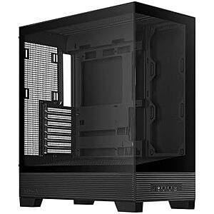$47.49* | ASUS A31 ATX Mid-Tower Gaming Case w/ Dual Tempered Glass (Black) at Amazon