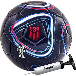 Franklin Sports Official USSF Size 5 Soccer Ball w/ Pump (Navy) $19.97 + Free Shipping w/ Prime or on $35+