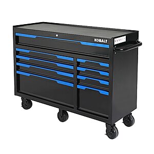 52" Kobalt K1 Powder Coated Steel Rolling Bottom Tool Cabinet $399 + Free Store Pickup at Lowe's