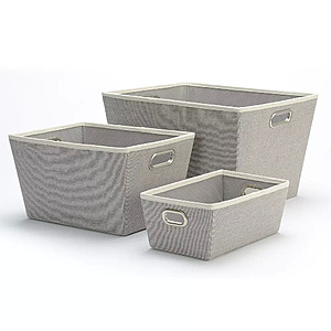 Kohl's Sonoma Goods For Life Canvas Storage Totes (3 colors, S, M, L) from $3.49 + Free Shipping
