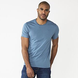 Men's Sonoma Goods For Life Supersoft Essential Crewneck Tee T-Shirt (Various Colors) $5 + Free Shipping