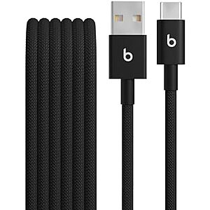 $5* | 5' Beats USB-A to USB-C Woven Charging Cable (various) at Amazon