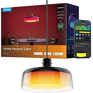 $99.99* | Govee Smart Matter Compatible Dimmable 1300LM Pendant Light at Amazon